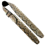 2.75" Python Guitar Strap #2-Standard Length