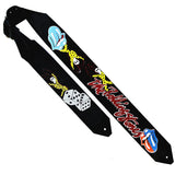 Rolling Stones Themed Guitar Straps