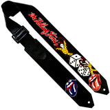 Rolling Stones Custom Leather Guitar Strap