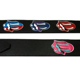 PS Limited Edition Stones Lips Leather Guitar Strap #2 *RSL