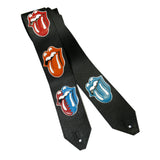 PS Limited Edition Stones Lips Leather Guitar Strap #3 *RSL