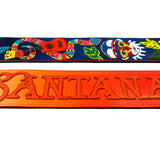 OOAK 3" Santana-Michael Rios Style Custom Guitar Strap