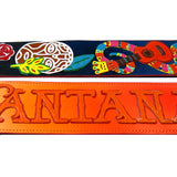 OOAK 3" Santana-Michael Rios Style Custom Guitar Strap