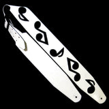 Stevie Ray Vaughan White Notes Guitar Strap-Custom Order