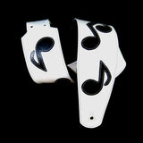 Stevie Ray Vaughan White Notes Guitar Strap-Custom Order
