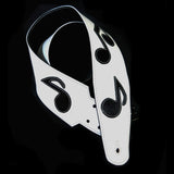 Stevie Ray Vaughan White Notes Guitar Strap-Custom Order