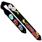 Rolling Stones "Lips" Custom Guitar Straps