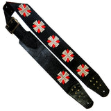OOAK Knights Templar Guitar Strap-Sample Sale #1