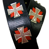 OOAK Knights Templar Guitar Strap-Sample Sale #1