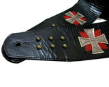 OOAK Knights Templar Guitar Strap-Sample Sale #1