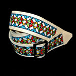 Hendrix Textile Stained Glass Guitar Strap