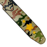 OOAK Camoflauge USA Guitar Strap