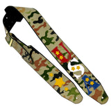 OOAK Camoflauge USA Guitar Strap