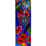 Custom Guitar strap, all leather, Sacred Heart
