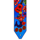 Mermaid Custom Guitar strap, all leather.
