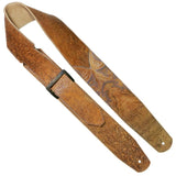 OOAK Western Boot Skulls Guitar Strap