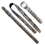 PS OOAK Python Western Buckle Guitar Strap 44" to 58"