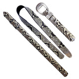 PS OOAK Python Western Buckle Guitar Strap 44" to 58"