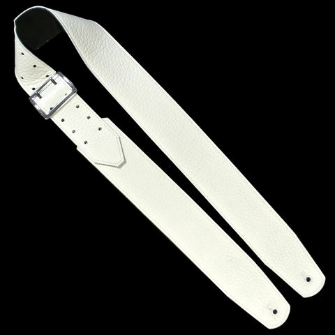 PS Limited Edition White Buffalo Leather Guitar Strap *L