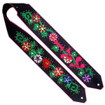 Flowers and Ivy Custom Guitar Strap