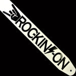 Roc-Kin'-On Custom Guitar Strap-White