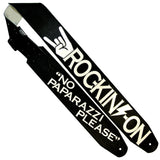 Roc-Kin'-On Custom Guitar Strap-Black