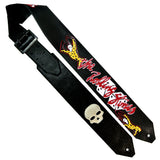 Rolling Stones Custom Leather Guitar Strap